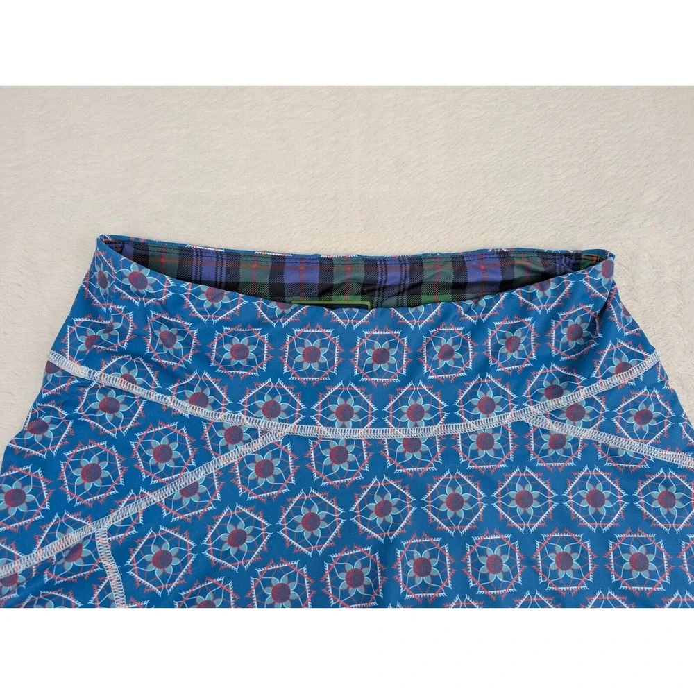 William‎ Murray Golf Skirt Womens Small Floral Geometric Blue Performance